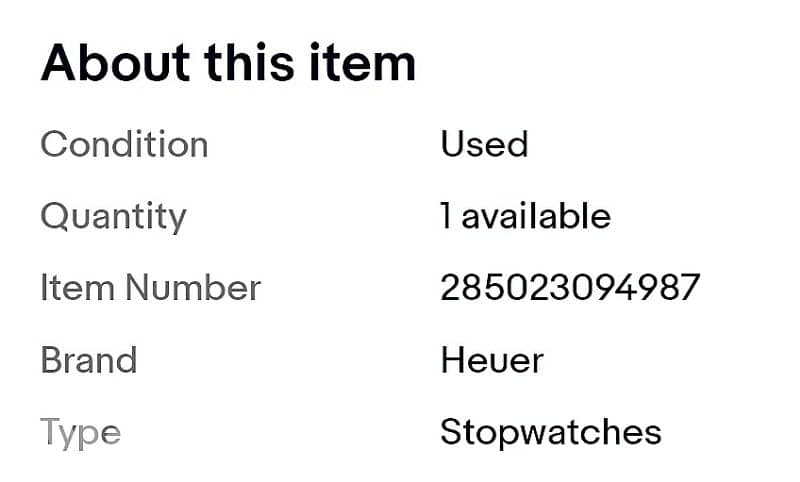 Heuer super sport 1/5 stopwatch pocket watch swiss made 1970S 4