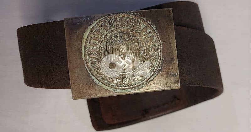 German Nazi Army forces " leatherbelt WW II 0