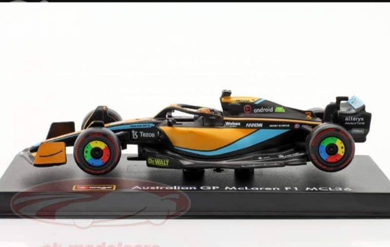 Daniel Ricciardo McLaren MCL36 GP Australia '22 diecast car model 1;43 2