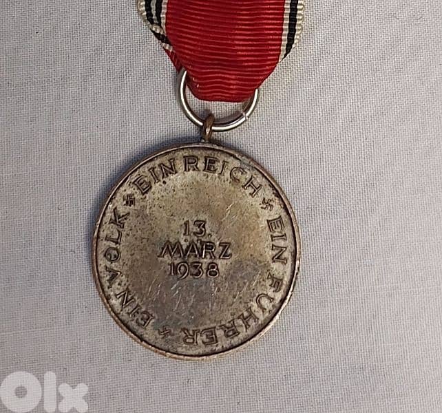 Nazi German Commemorative Medal of 13 March 1938 1