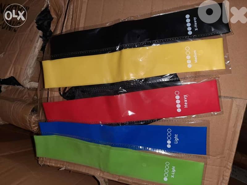 *Natural Latex*Mini Elastic Bands Set With Carry Bag For 6$ 1