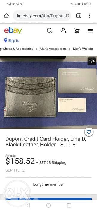 Original Brand New St Dupont Wallet 5