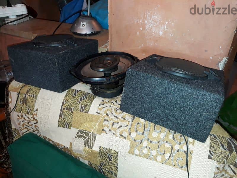 سبيكرات بايونير ألأصليات  صنع اليابان ٤ أوم  لزوم السيارة 3