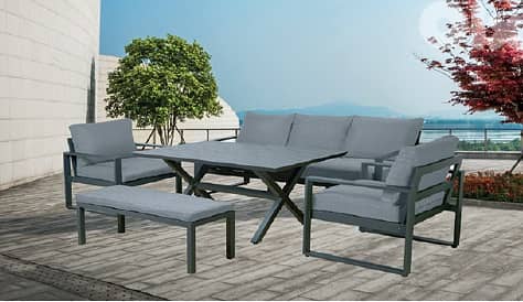 Relax 9s aluminum garden outdoor sofa seats طقم المنيوم خارجي 0