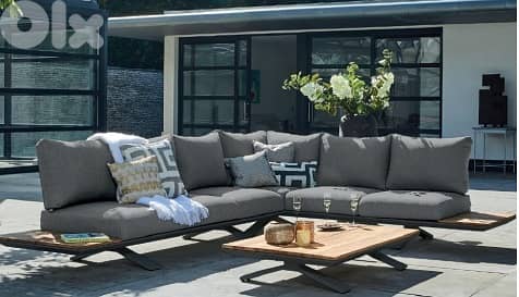 NORDA CORNER  aluminum garden outdoor sofa seats زاوية المنيوم خارجي 0