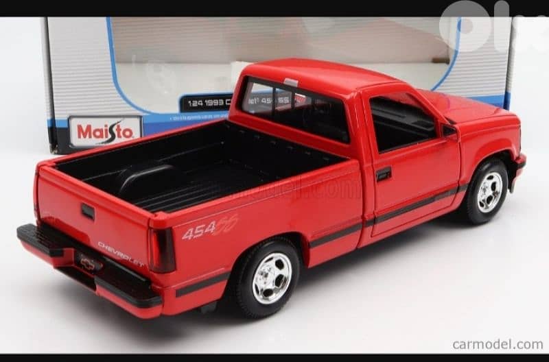 Chevrolet Pickup 454 SS diecast car model 1:24 2
