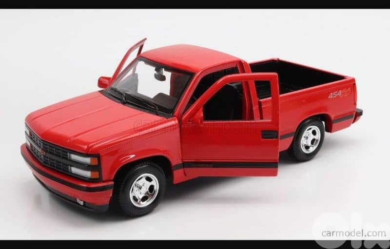 Chevrolet Pickup 454 SS diecast car model 1:24 3