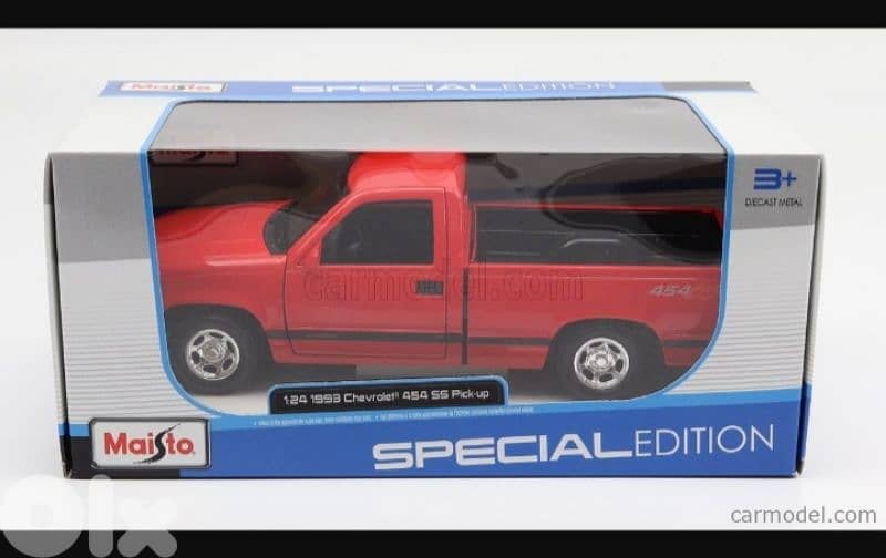 Chevrolet Pickup 454 SS diecast car model 1:24 4