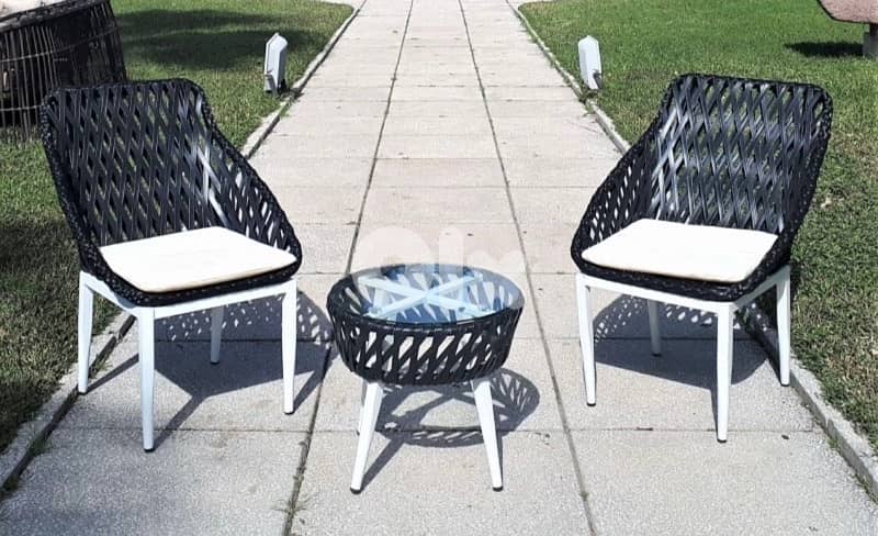 garden set x2  rattan 0