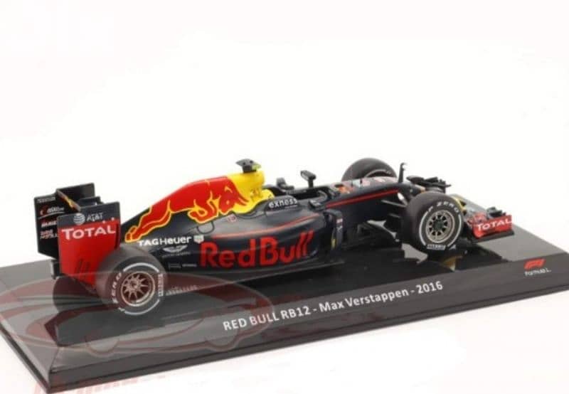 Max Verstappen Red Bull RB12 (2016) diecast car model 1:24. 4