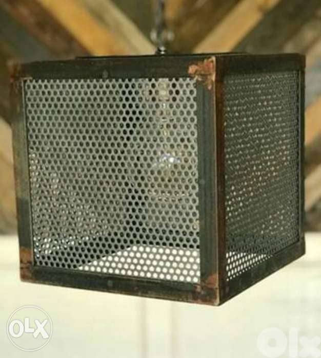 Industrial steel pendant light 1