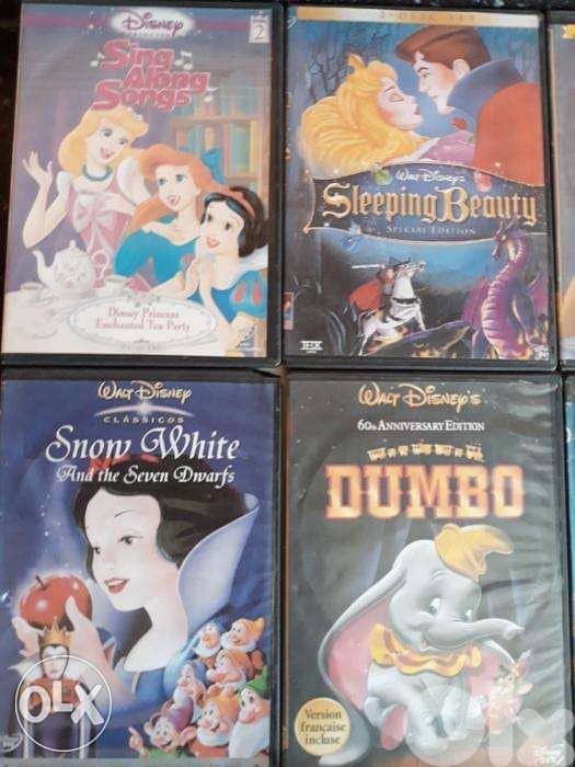 Disney Movie Collection - 12 DVD's أفلام ديزني للاطفال مجموعة كبيره 1