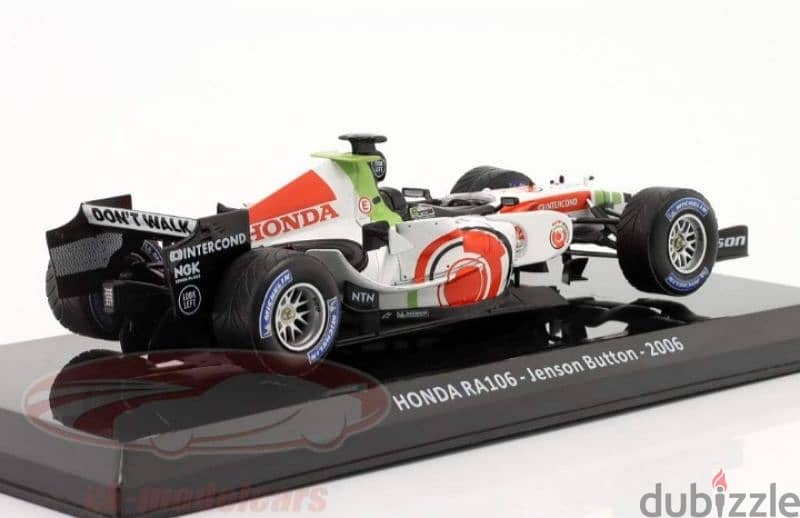 Jenson Button Honda RA106 (2006) diecast car model 1:24. 3