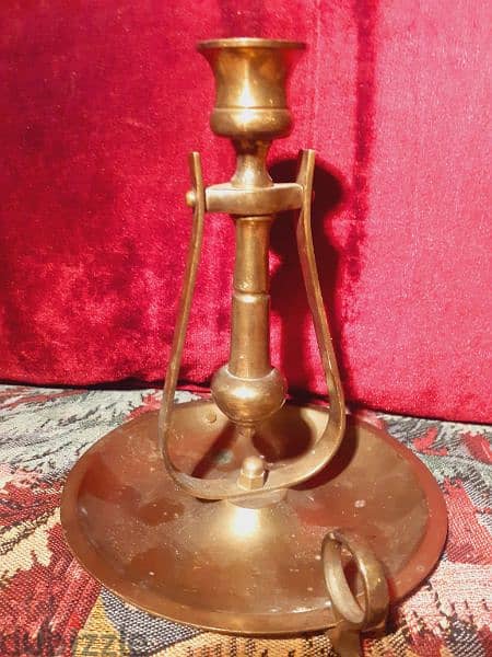 antique cupper hanging candlier 1