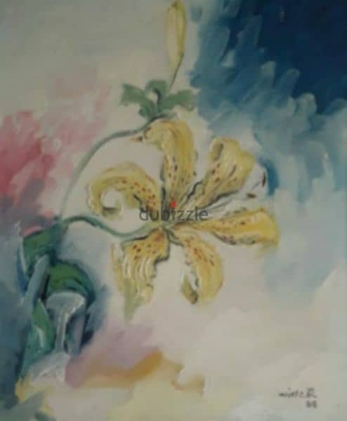 Oil painting on canvas by Missak Terzian 1988 0