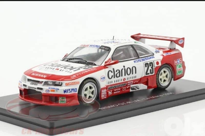 Nissan Skyline GT-R (Lemans '96) diecast car model 1;43. 1