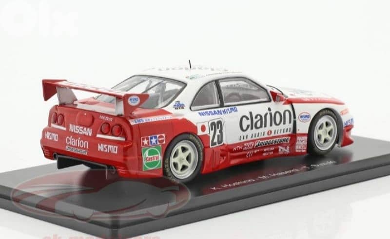 Nissan Skyline GT-R (Lemans '96) diecast car model 1;43. 3