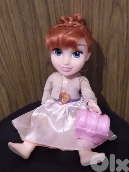 ANNA FROZEN 2 PROPOSAL Disney Animator big great doll +Necklace+Box=25 5