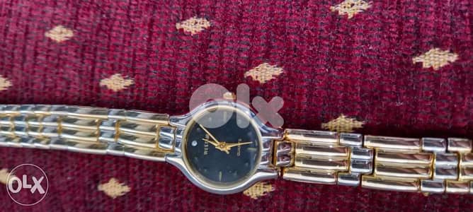 Westair swiss 18k gold electro plated with 1mm diamond at 12 clock