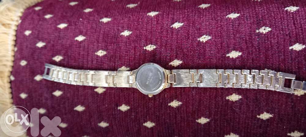 Westair swiss 18k gold electro plated with 1mm diamond at 12 clock 2