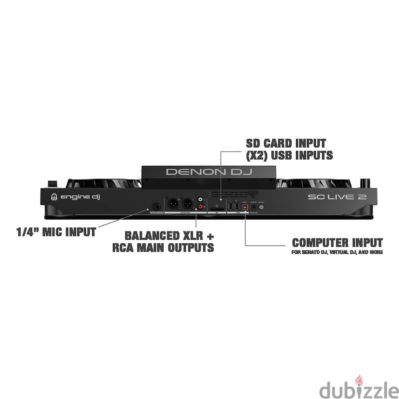 dj controller from denon sclive 2 1