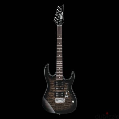 Ibanez Gio GRX70QA-TKS Transparent Black Sunburst
