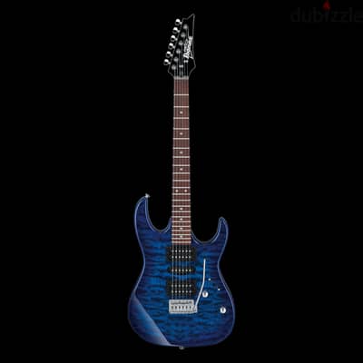 Ibanez GIO GRX70QA-TBB Transparent Blue Burst
