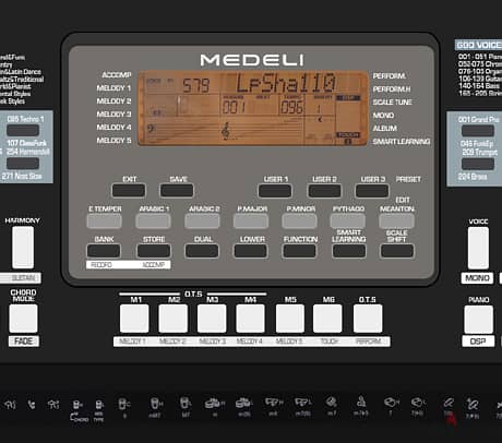 Medeli R400 oriental keyboard with Shaaby twist 2
