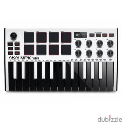 Akai MPKMINI3W USB Midi Compact Keyboard
