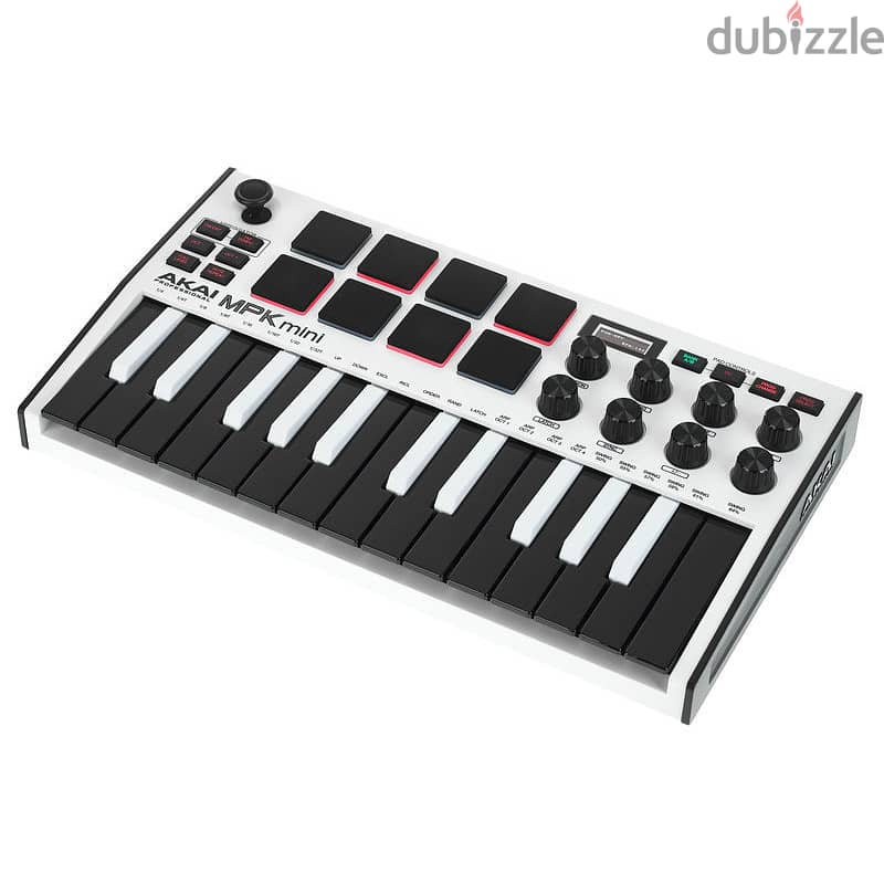 Akai MPKMINI3W USB Midi Compact Keyboard 1