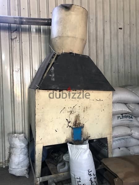 مكنة حب نايلون +  عجانة +  مولد كهرباء ١٥٠ kva 3