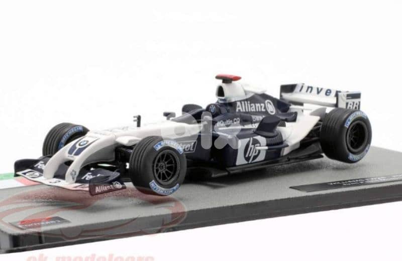 Juan Pablo Montoya Williams FW26 2004 diecast car model 1;43. 1