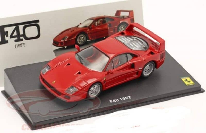 Ferrari F40 (1987) diecast car model 1;43. 0