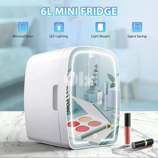 TACKlife compact refrigerator for food & cosmetics. 5