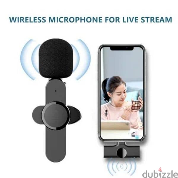 K8 wireless lavalier mic for type c phone tiktok live facebook youtube 0