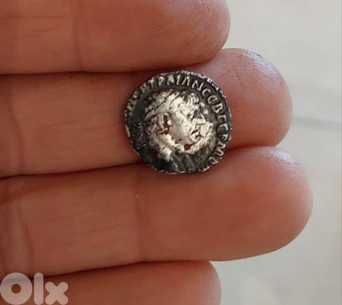 Ancient Roman Silver coin for Emperor Trajan year 98 AD 0