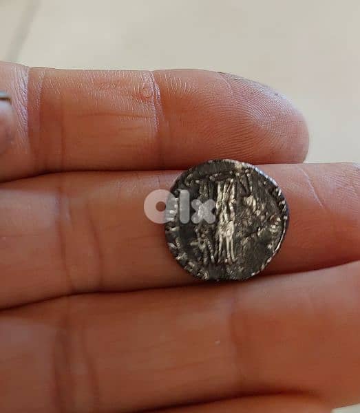 Ancient Roman Silver coin for Emperor Trajan year 98 AD 1