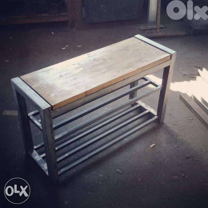 Industrial steel [ shoes rack ] 1