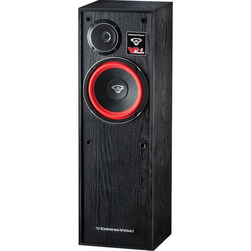 Cerwin Vega VE-8 8-Inch 2 way Floor Tower Speaker (Pair) 0