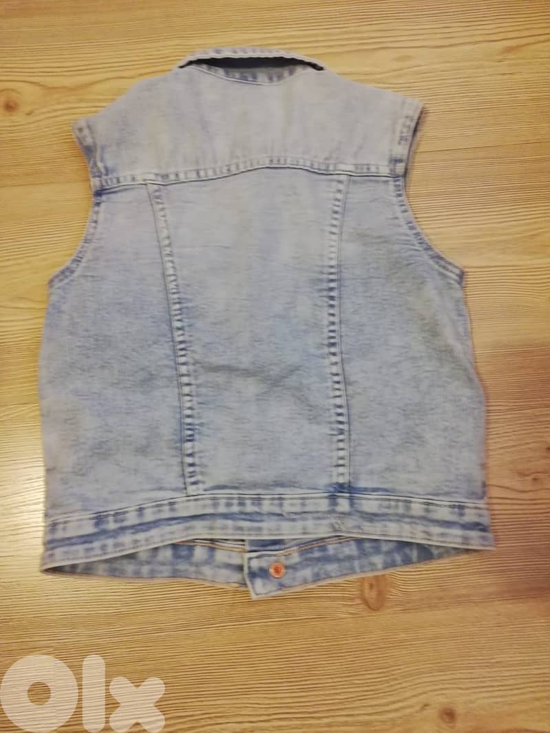 H& M Jeans waistcoat 1
