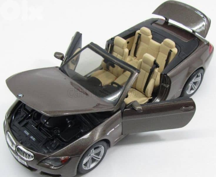BMW M6 Cabriolet diecast car model 1;18 4