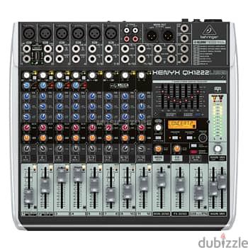Behringer Xenyx QX1222USB Mixer with USB and Effects