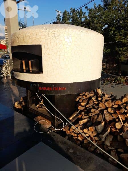 فرن بيتزا حطب و غاز ، gas and wood pizza oven 8