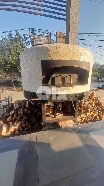 فرن بيتزا حطب و غاز ، gas and wood pizza oven 9