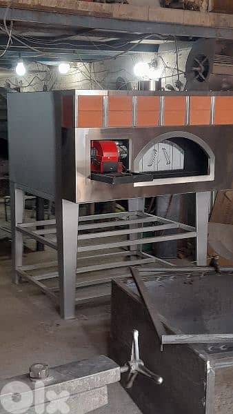 فرن المعجنات والمناقيش ستانلس ستيل بعدة قياسات 15