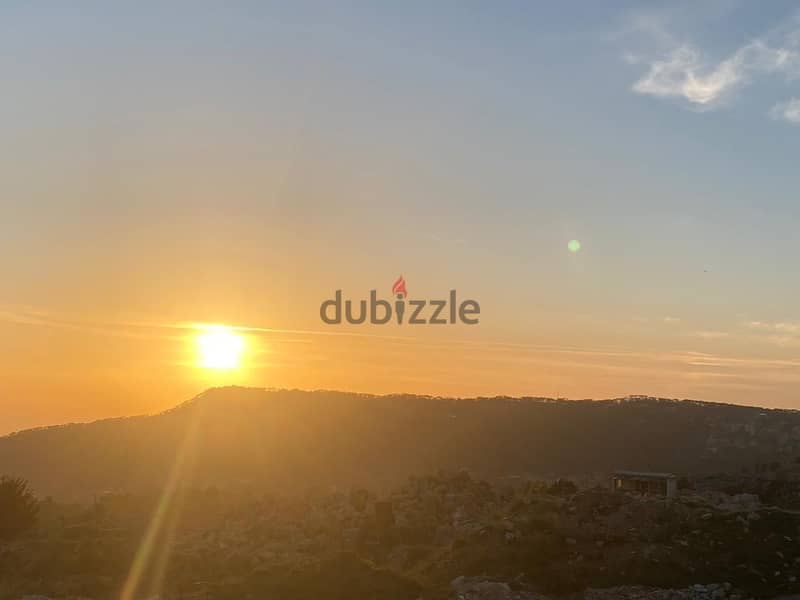 3300 Sqm | Calm area Land for sale in Mtein | Open Mountain view 1