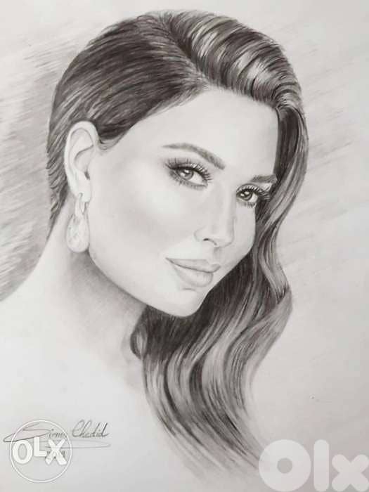 رسم وجوه بورتريه 3