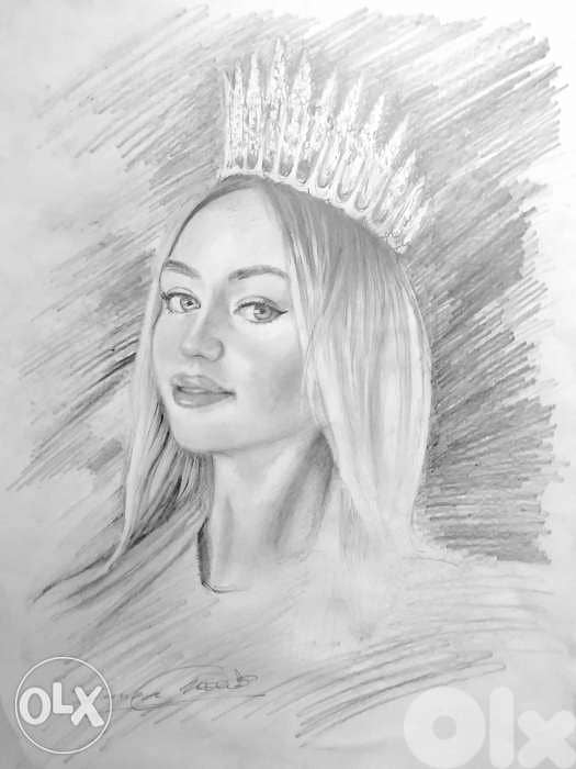 رسم وجوه بورتريه 6