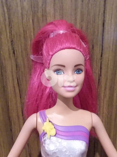 DREAMTOPIA RAINBOW COVE LIGHT UP PRINCESS Barbie doll+Magic Wind Voice 5