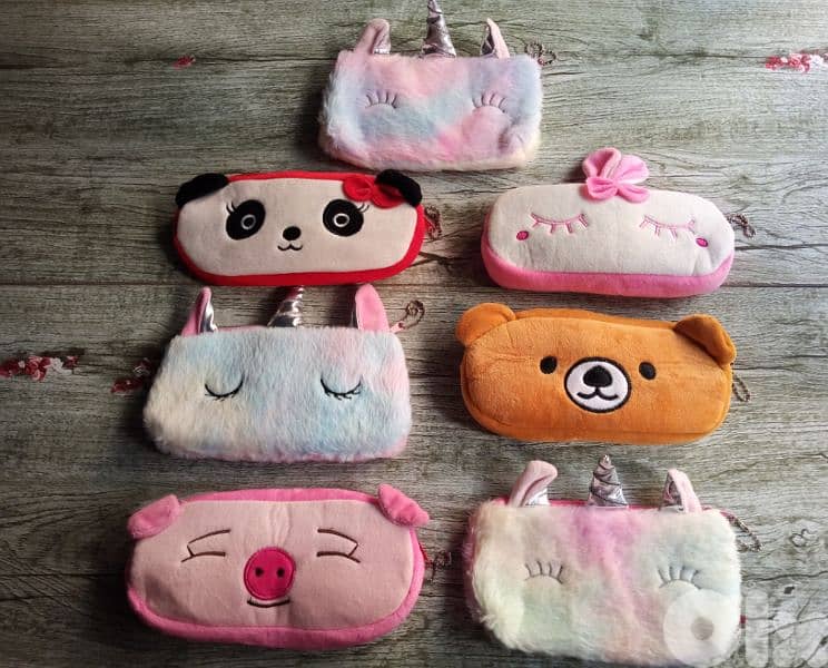 cute plush stationery pouches 0